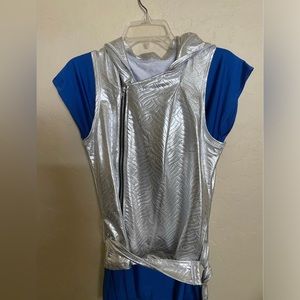 blue/silver three piece solo costume